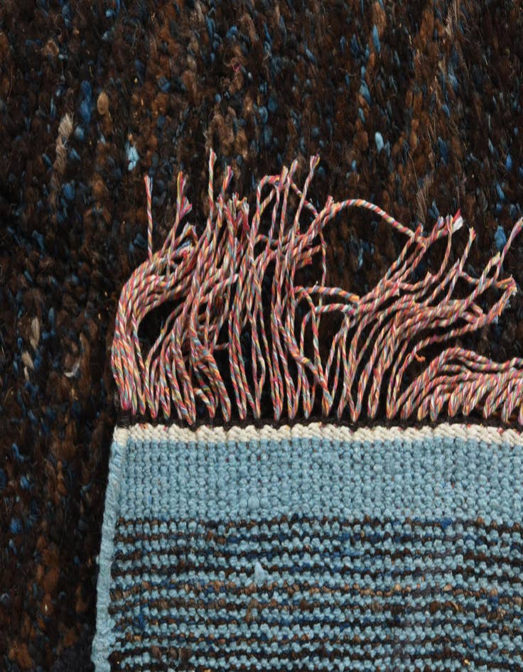 Detail image of  8' 10 x 12' 7  Hand Knotted Moroccan Wool Rug