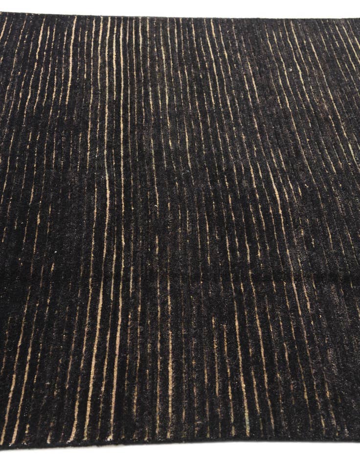 Detail image of  5' x 6' 6  Hand Knotted Moroccan Wool Rug