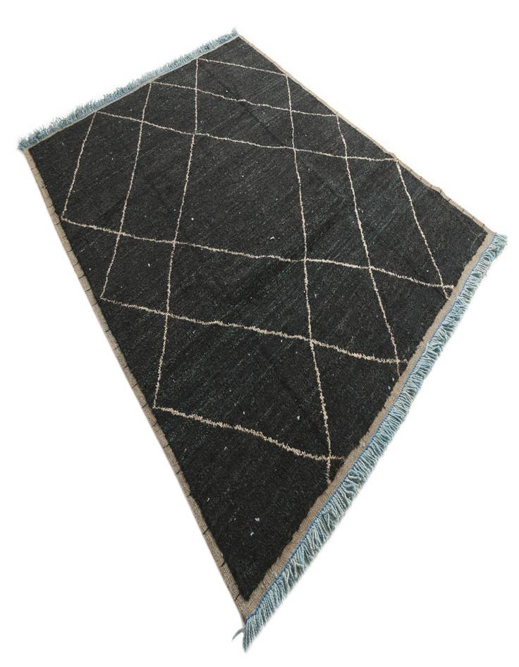 Detail image of  8' 5 x 10' 5  Hand Knotted Moroccan Wool Rug