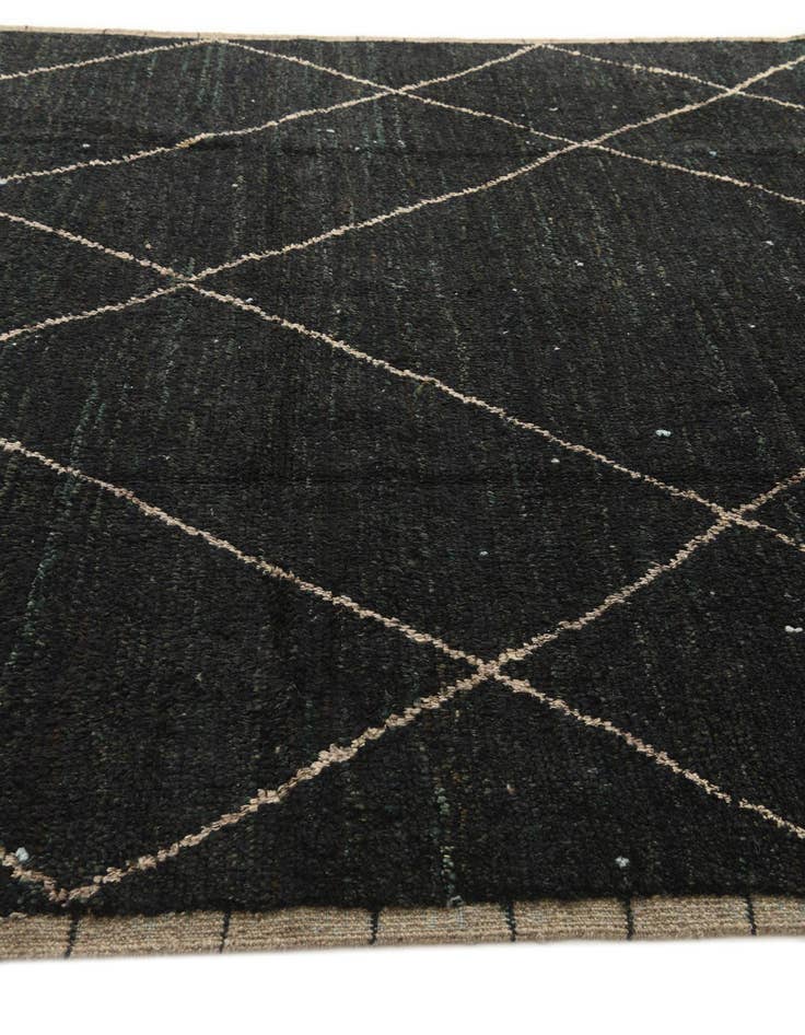 Detail image of  8' 5 x 10' 5  Hand Knotted Moroccan Wool Rug