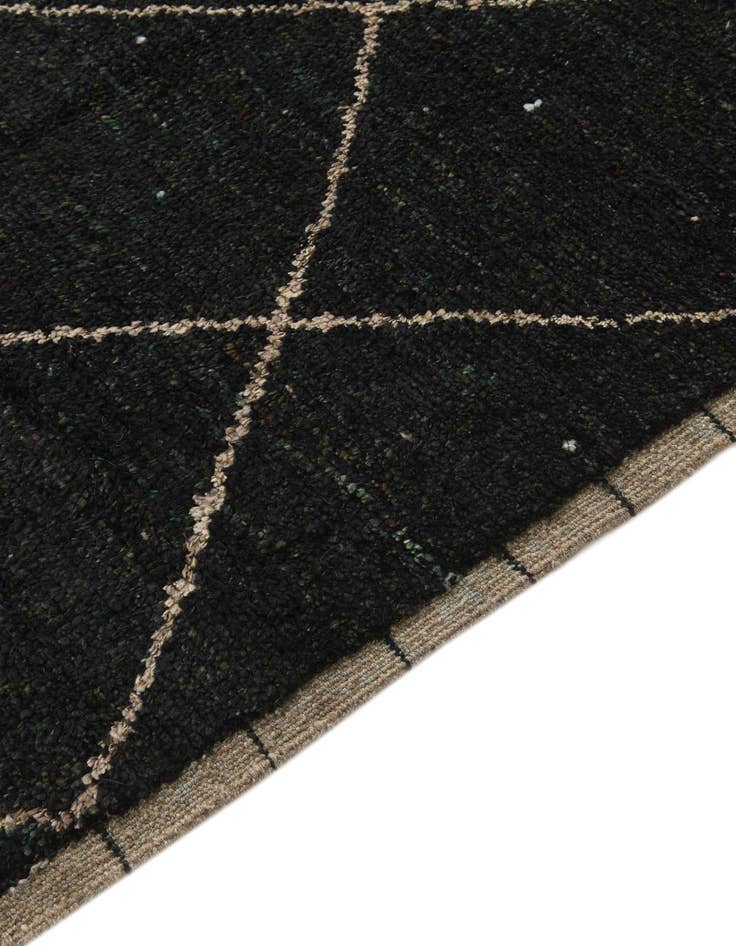 Detail image of  8' 5 x 10' 5  Hand Knotted Moroccan Wool Rug