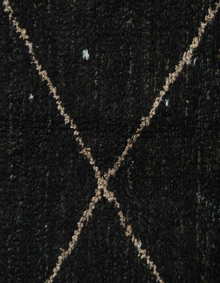 Detail image of  8' 5 x 10' 5  Hand Knotted Moroccan Wool Rug