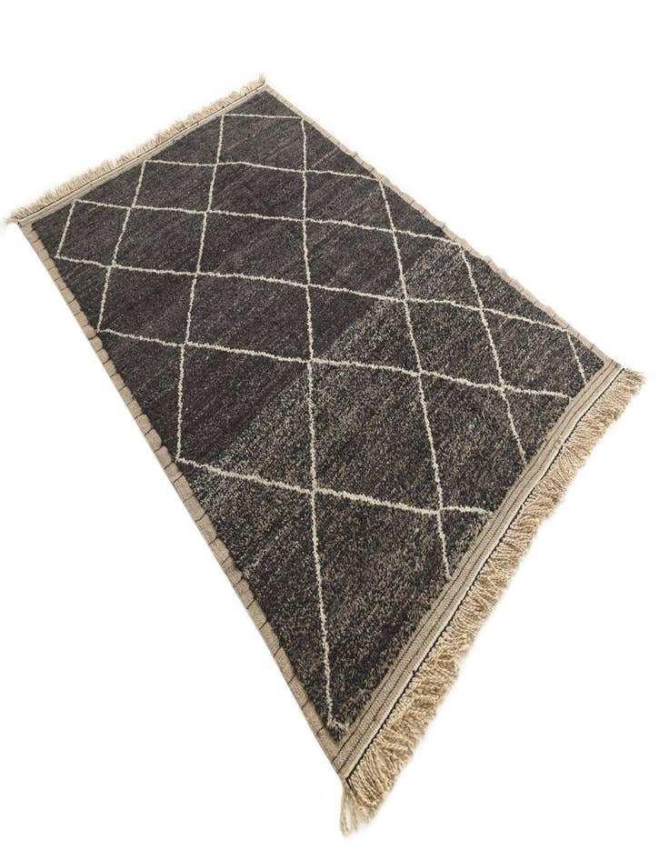 Detail image of  6' x 9' 2  Hand Knotted Moroccan Wool Rug