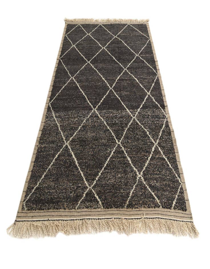 Detail image of  6' x 9' 2  Hand Knotted Moroccan Wool Rug