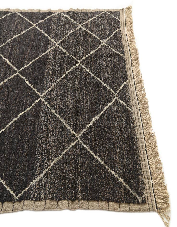 Detail image of  6' x 9' 2  Hand Knotted Moroccan Wool Rug