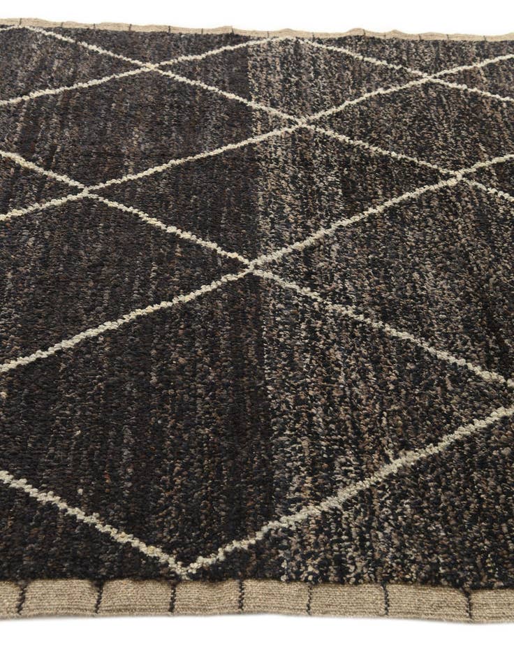Detail image of  6' x 9' 2  Hand Knotted Moroccan Wool Rug