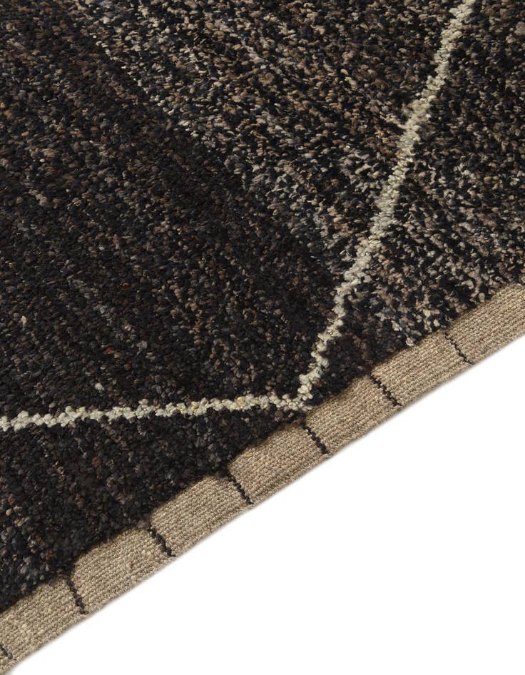 Detail image of  6' x 9' 2  Hand Knotted Moroccan Wool Rug