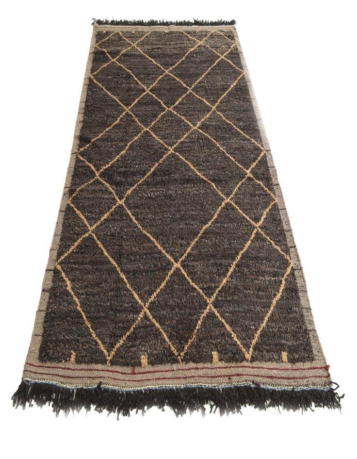 Detail image of  5' 2 x 7' 10  Hand Knotted Moroccan Wool Rug