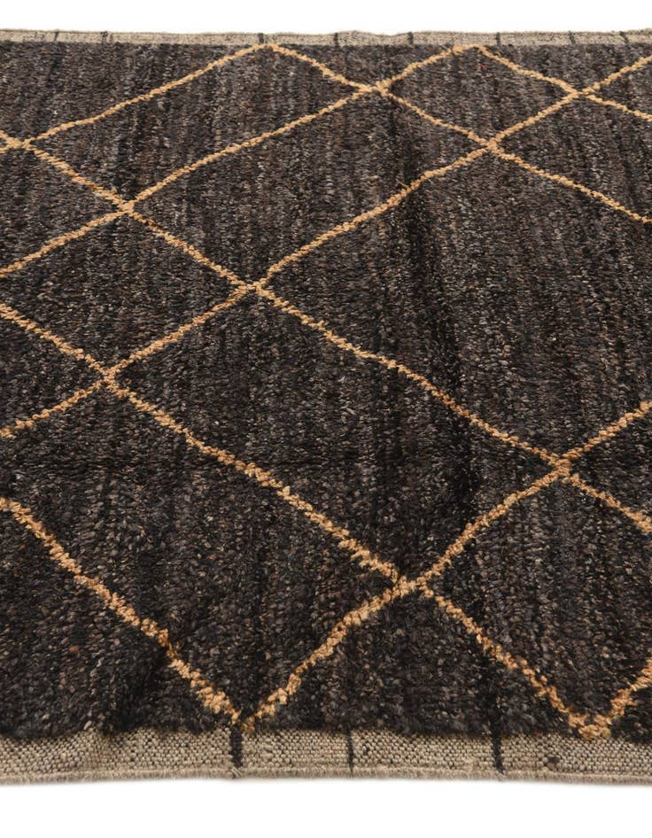 Detail image of  5' 2 x 7' 10  Hand Knotted Moroccan Wool Rug