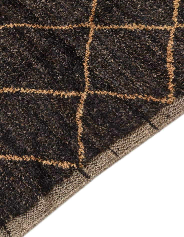 Detail image of  5' 2 x 7' 10  Hand Knotted Moroccan Wool Rug