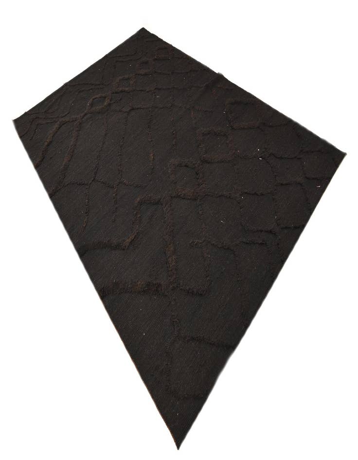 Detail image of  6' 5 x 9' 9  Hand Knotted Moroccan Wool Rug