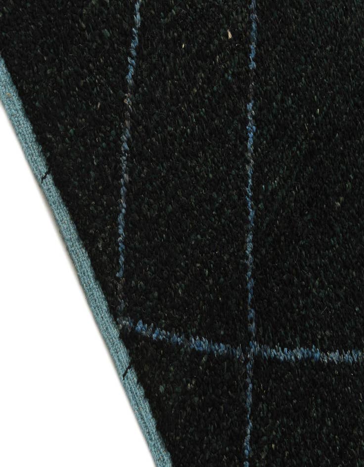 Detail image of  6' 2 x 8' 9  Hand Knotted Moroccan Wool Rug