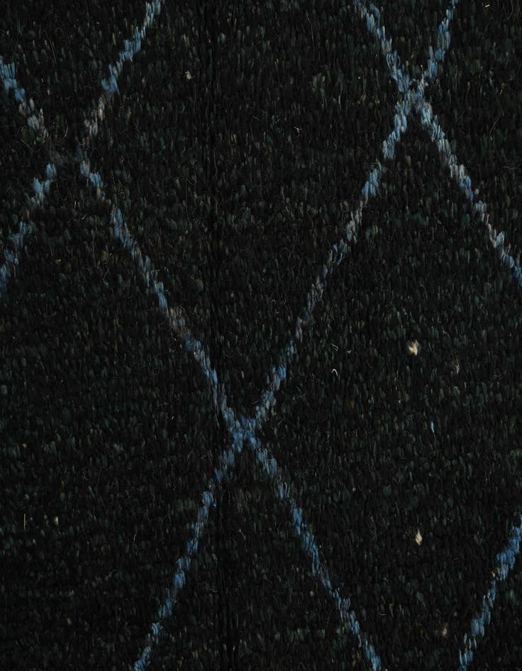 Detail image of  6' 2 x 8' 9  Hand Knotted Moroccan Wool Rug