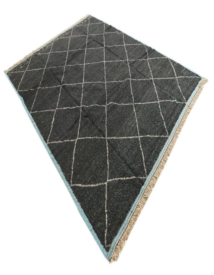 Detail image of  8' 3 x 10' 8  Hand Knotted Moroccan Wool Rug