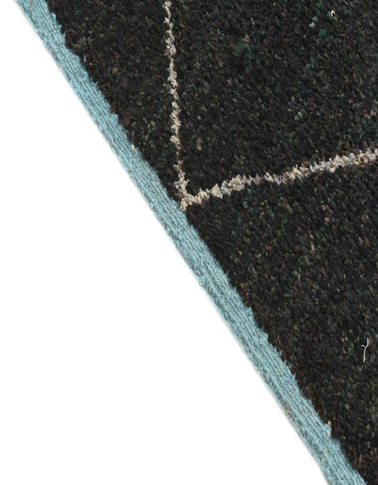 Detail image of  8' 3 x 10' 8  Hand Knotted Moroccan Wool Rug