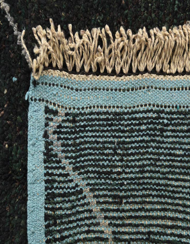 Detail image of  8' 3 x 10' 8  Hand Knotted Moroccan Wool Rug