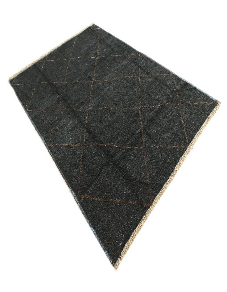 Detail image of  6' 3 x 9'  Hand Knotted Moroccan Wool Rug