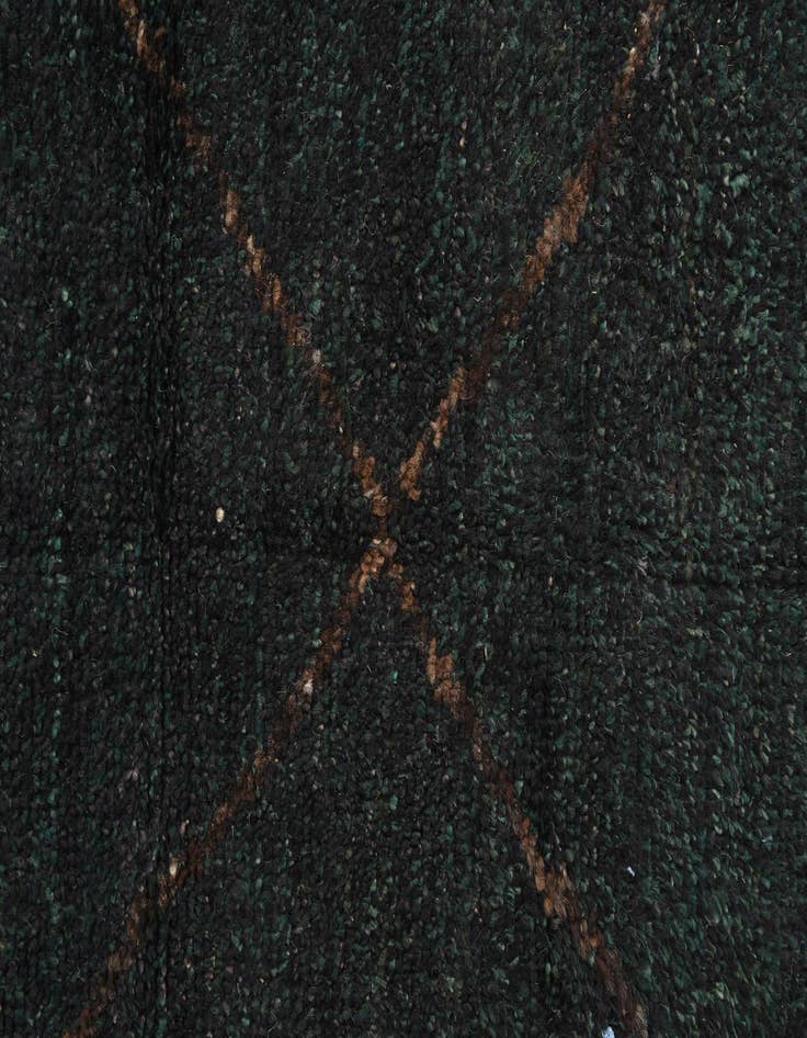 Detail image of  6' 3 x 9'  Hand Knotted Moroccan Wool Rug