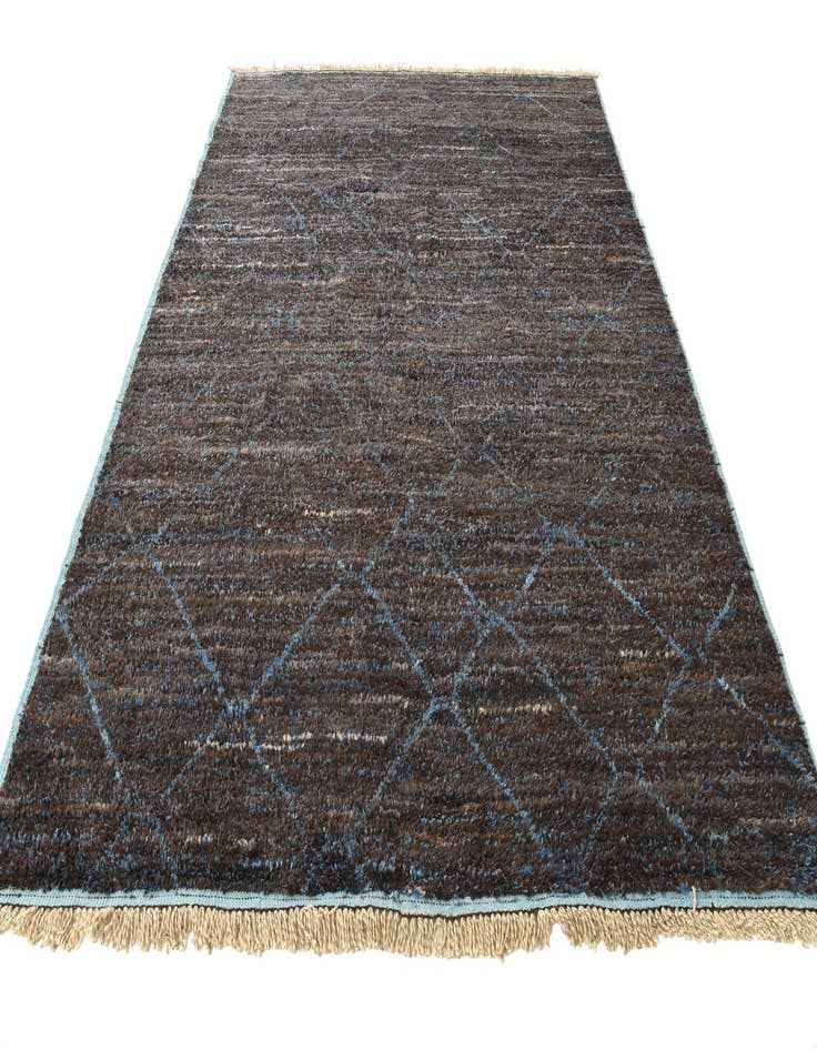 Detail image of  8' 1 x 10' 5  Hand Knotted Moroccan Wool Rug