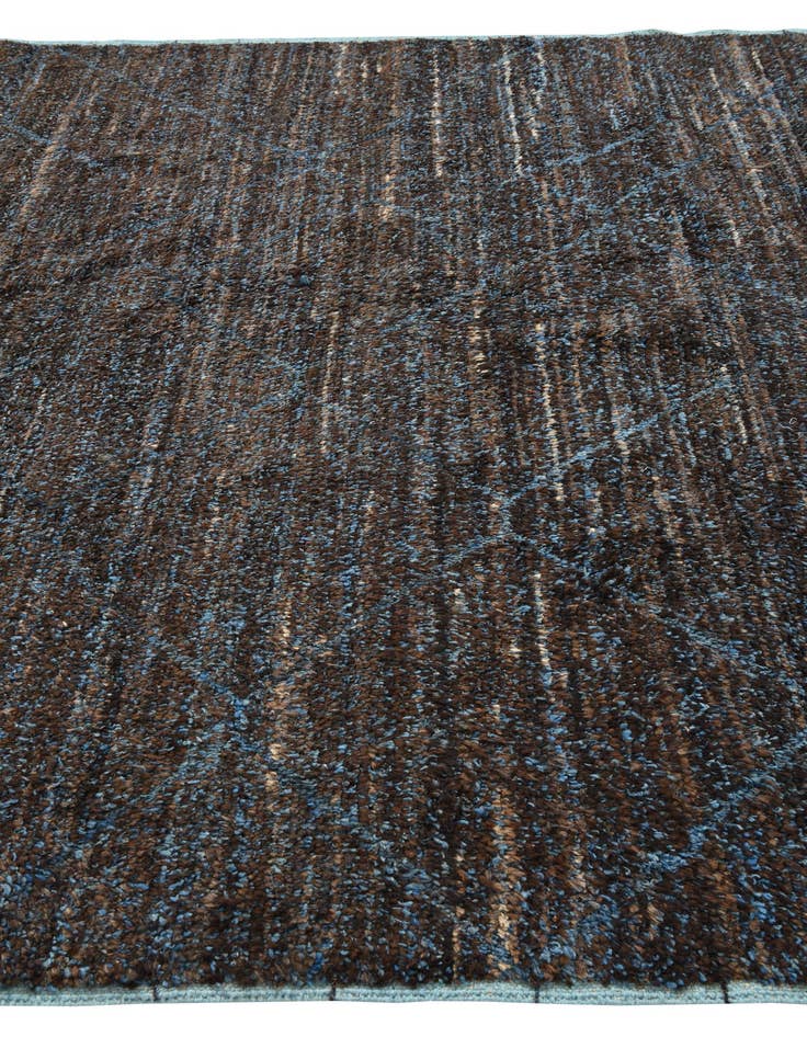 Detail image of  8' 1 x 10' 5  Hand Knotted Moroccan Wool Rug