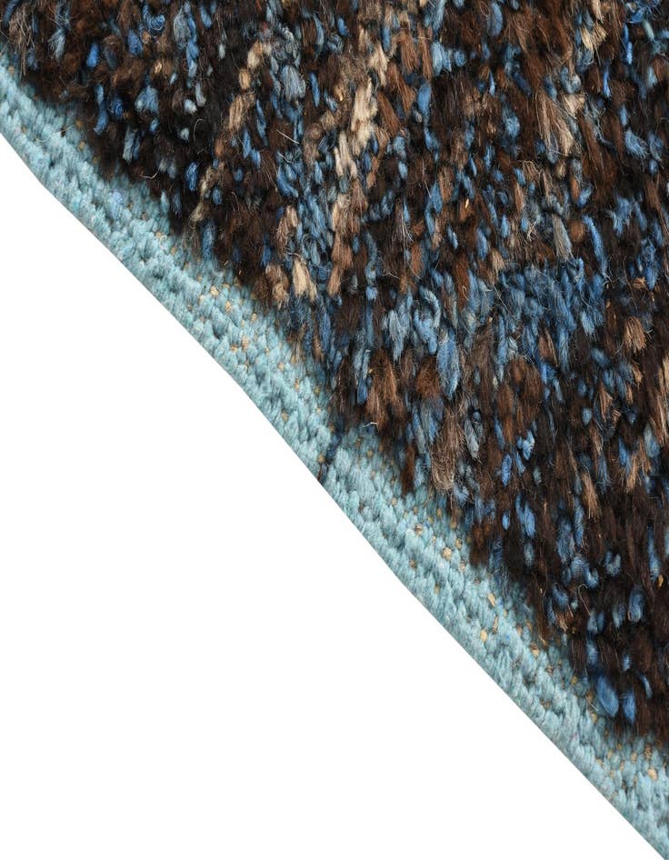 Detail image of  8' 1 x 10' 5  Hand Knotted Moroccan Wool Rug