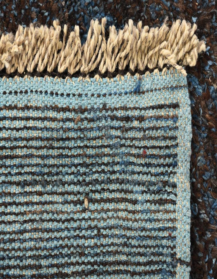 Detail image of  8' 1 x 10' 5  Hand Knotted Moroccan Wool Rug