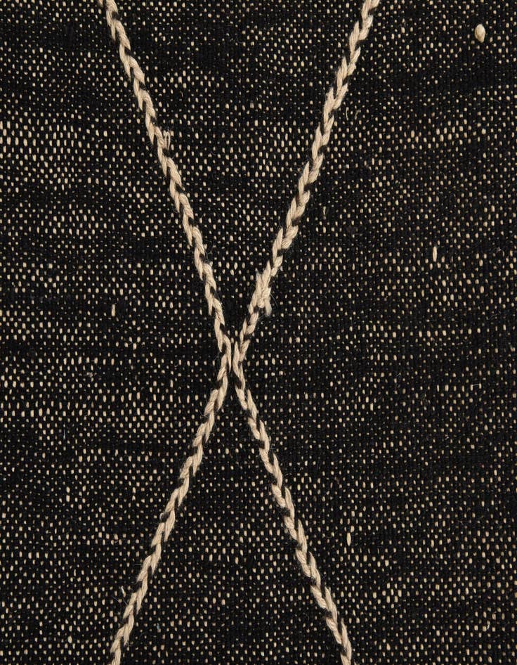 Detail image of  8' 1 x 10' 1  Hand Knotted Moroccan Wool Rug