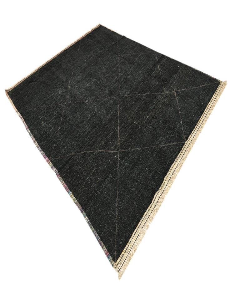 Detail image of 8' 2 x 10' 7 Hand Knotted Moroccan Wool Rug