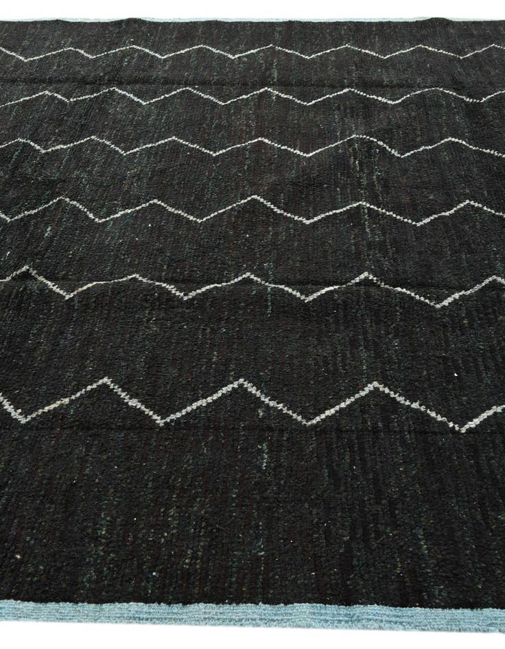 Detail image of  9' x 12' 9  Hand Knotted Moroccan Wool Rug