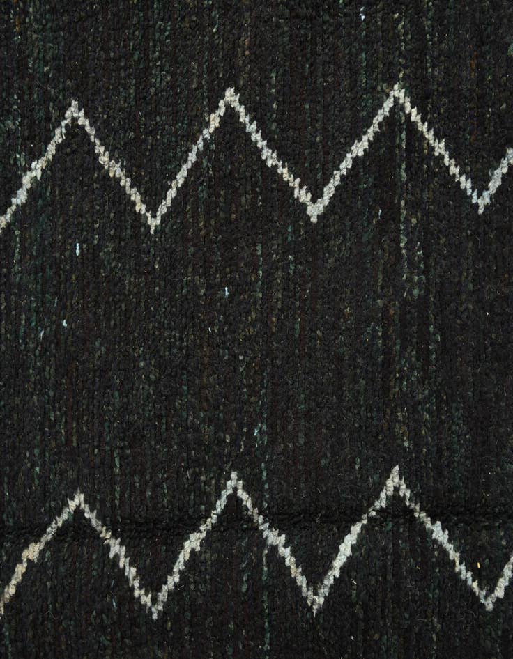 Detail image of  9' x 12' 9  Hand Knotted Moroccan Wool Rug