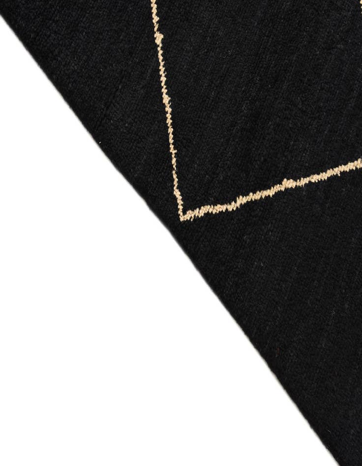 Detail image of  6' 5 x 10'  Hand Knotted Moroccan Wool Rug