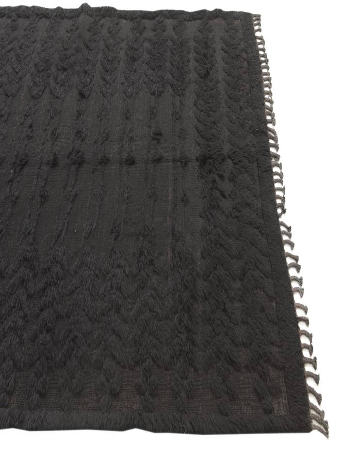 Detail image of  5' 3 x 7' 7  Hand Knotted Moroccan Wool Rug