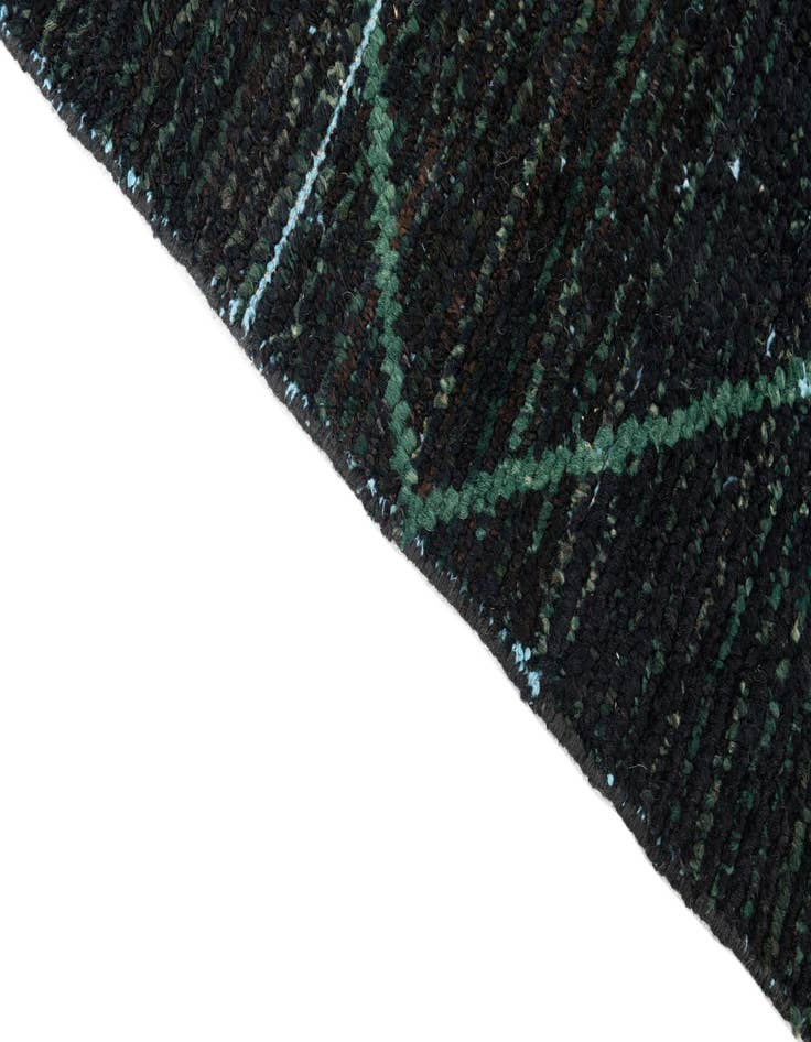 Detail image of  4' 1 x 6' 2  Hand Knotted Moroccan Wool Rug