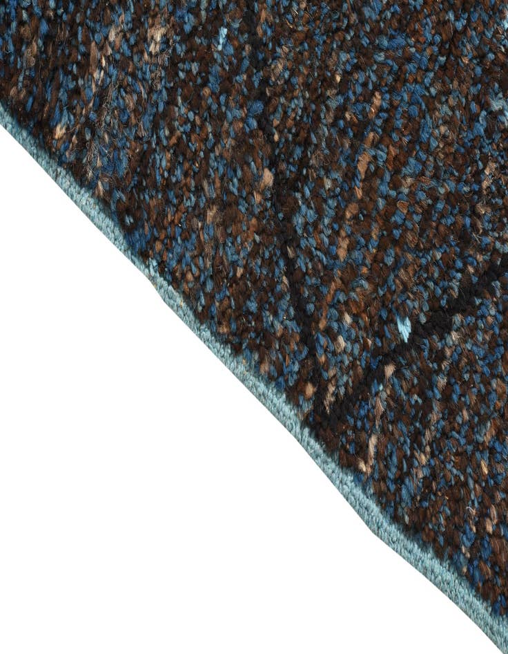 Detail image of  4' 3 x 6' 5  Hand Knotted Moroccan Wool Rug