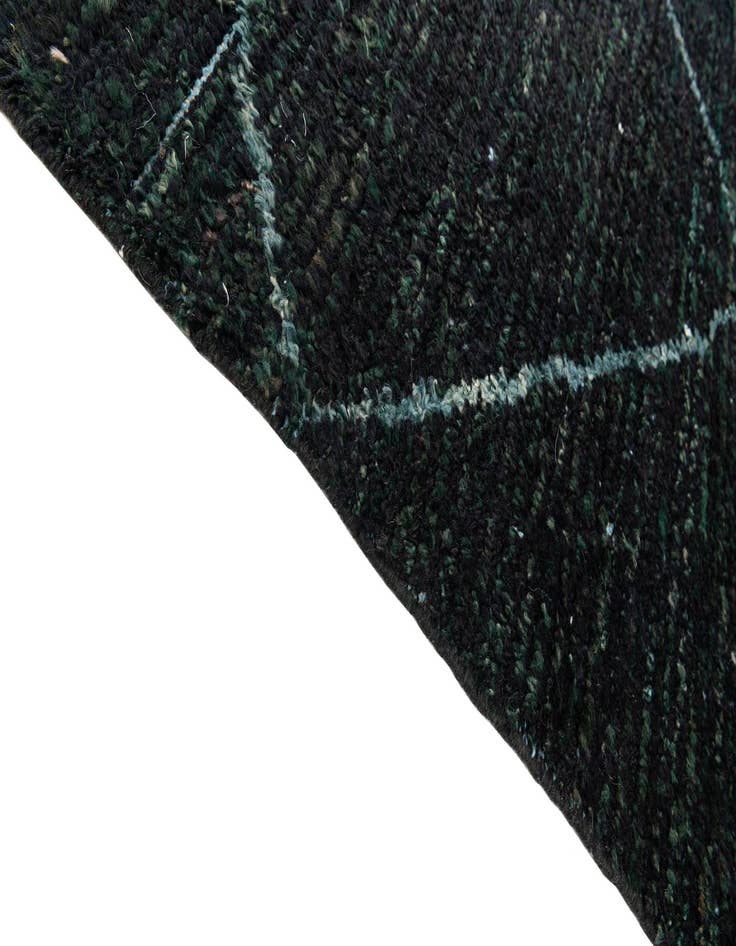 Detail image of  6' 2 x 9' 5  Hand Knotted Moroccan Wool Rug