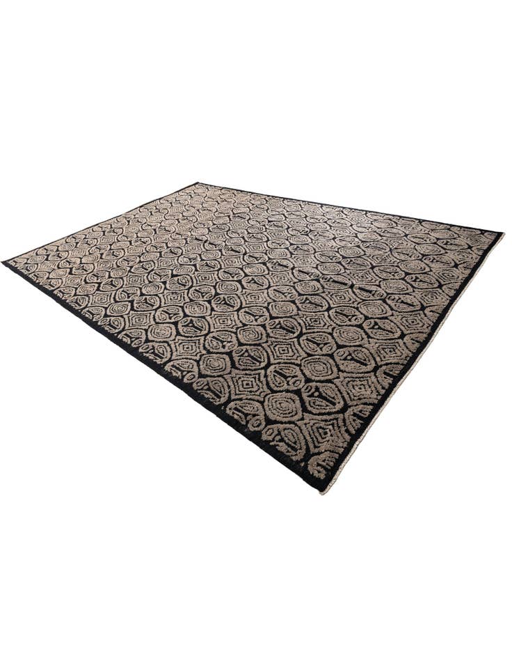 Detail image of  10' x 14'  Hand Knotted Moroccan Wool Rug