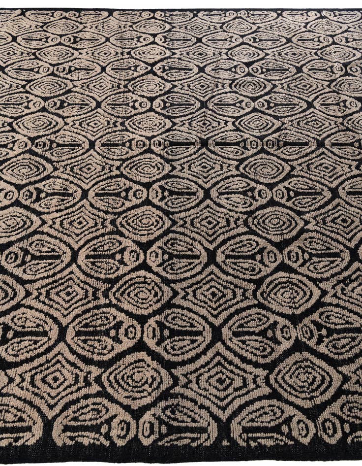 Detail image of  10' x 14'  Hand Knotted Moroccan Wool Rug