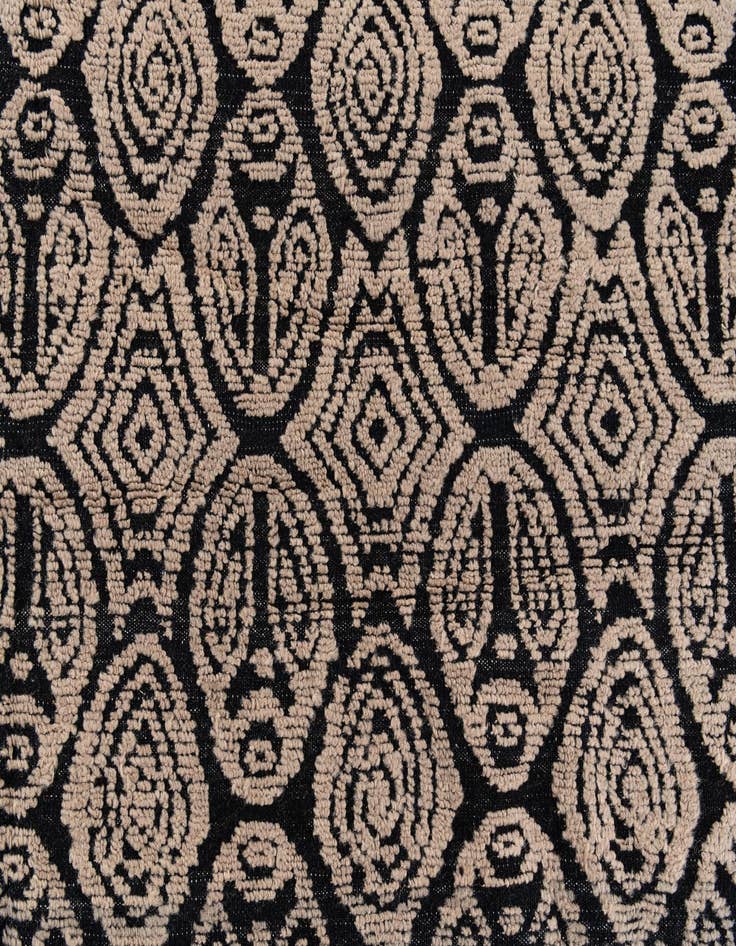 Detail image of  10' x 14'  Hand Knotted Moroccan Wool Rug