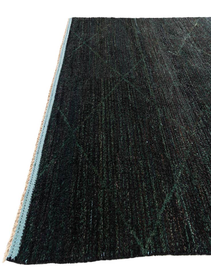 Detail image of  6' 2 x 9' 7  Hand Knotted Moroccan Wool Rug