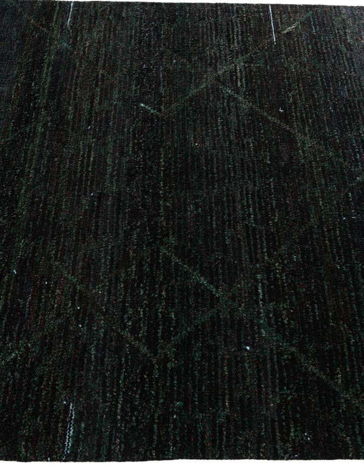 Detail image of  6' 2 x 9' 7  Hand Knotted Moroccan Wool Rug