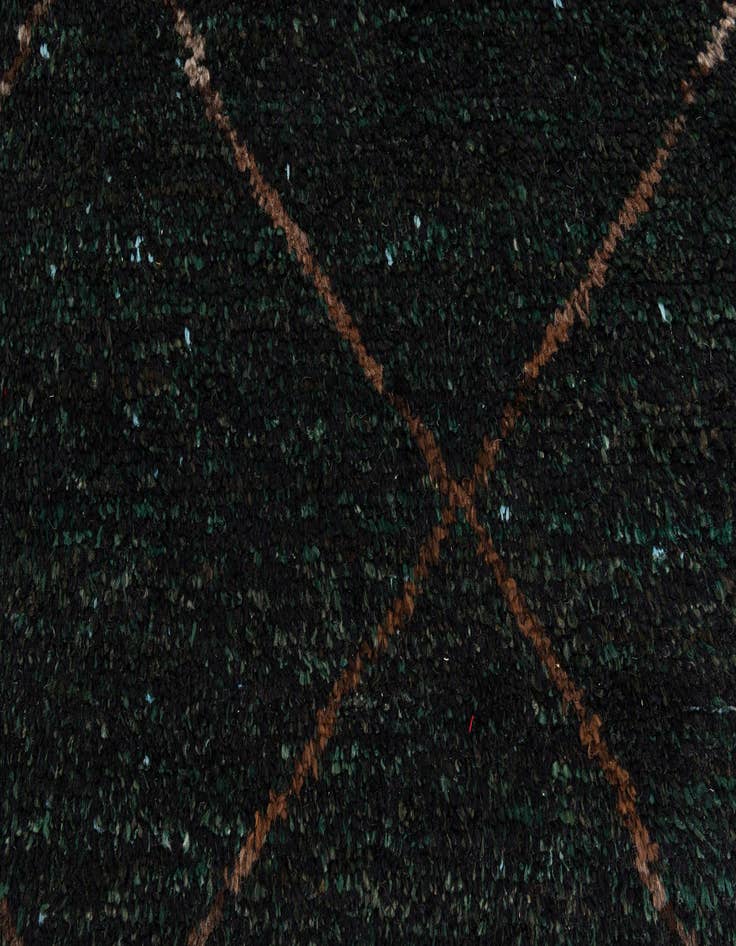 Detail image of  6' 4 x 9' 2  Hand Knotted Moroccan Wool Rug