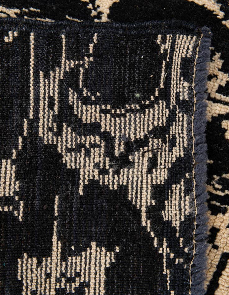 Detail image of  3' 10 x 6' 1  Hand Knotted Moroccan Wool Rug