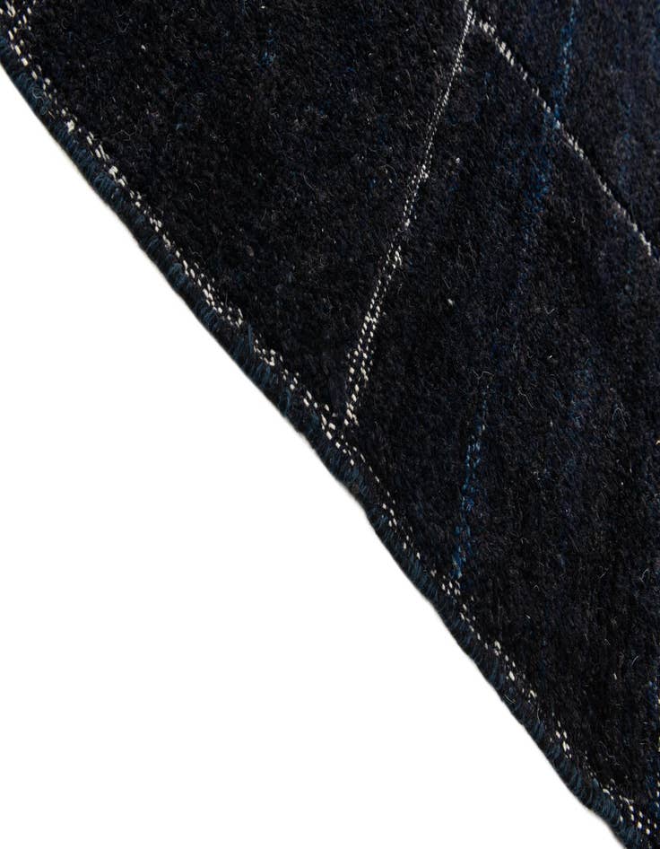 Detail image of  9' 6 x 11' 9  Hand Knotted Moroccan Wool Rug