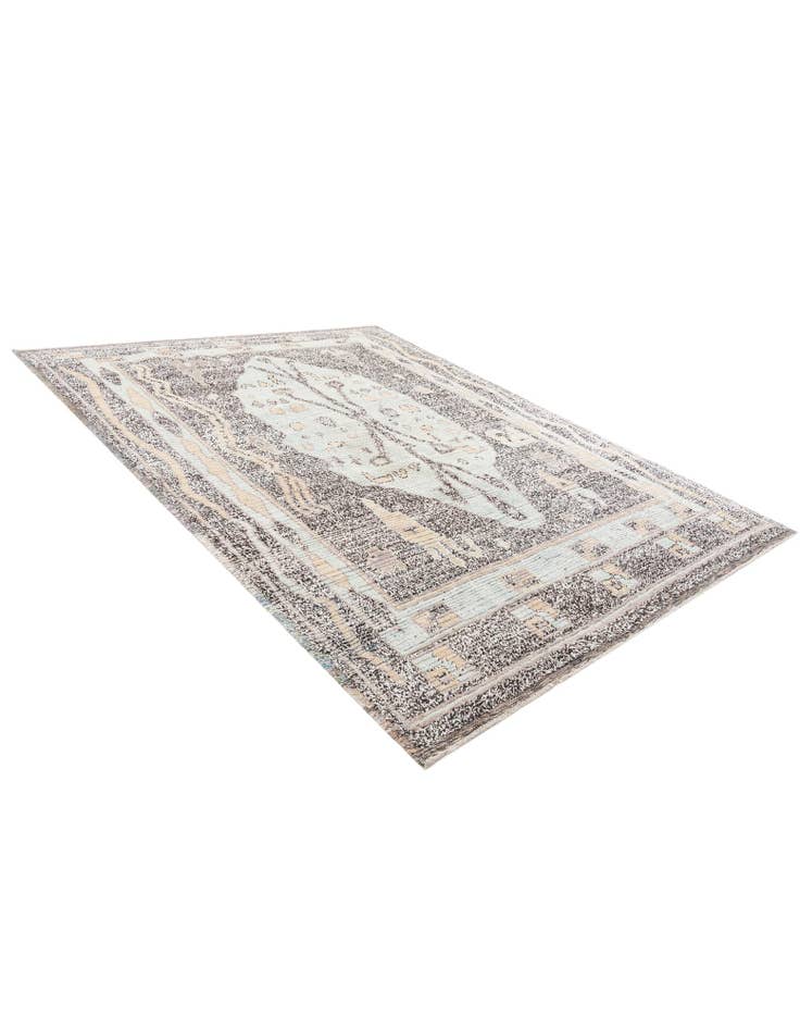 Detail image of  8' 1 x 10' 4  Hand Knotted Moroccan Wool Rug