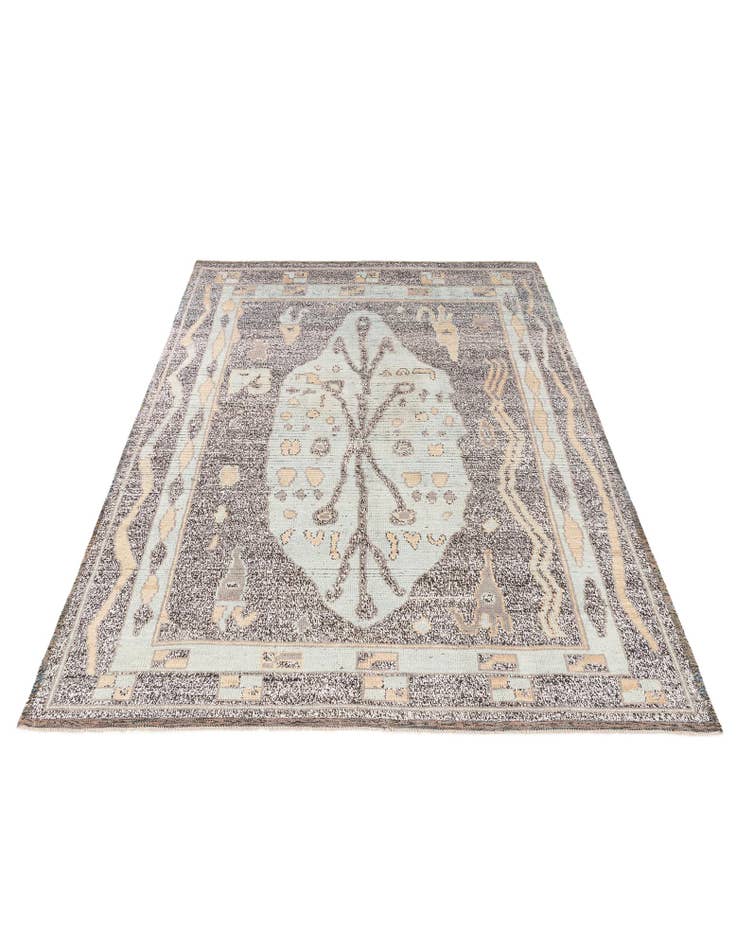 Detail image of  8' 1 x 10' 4  Hand Knotted Moroccan Wool Rug