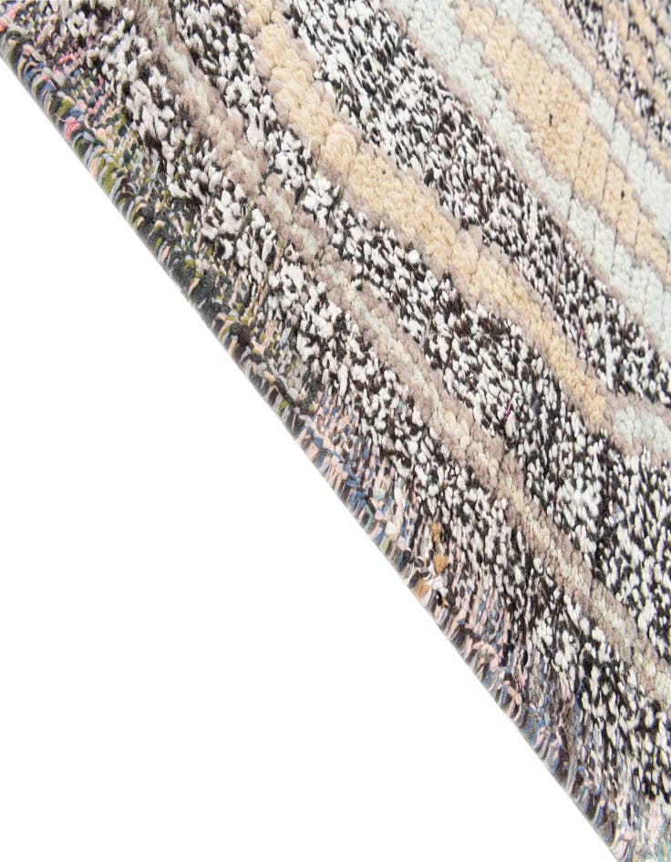 Detail image of  8' 1 x 10' 4  Hand Knotted Moroccan Wool Rug