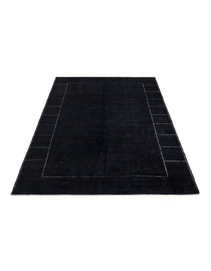 Detail image of  9' 5 x 12'  Hand Knotted Moroccan Wool Rug