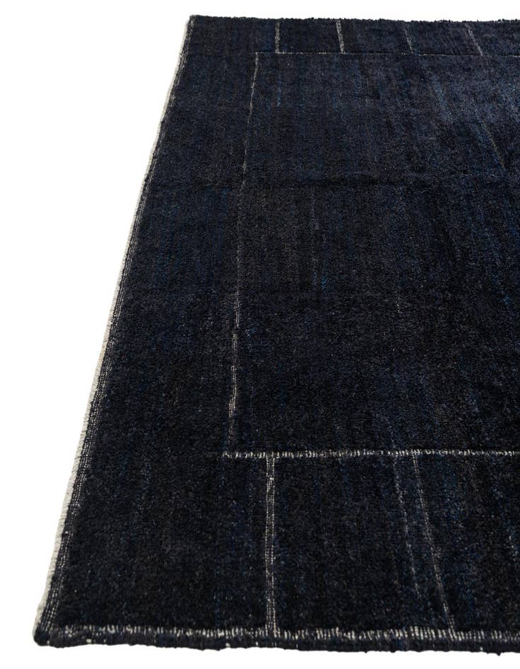 Detail image of  9' 5 x 12'  Hand Knotted Moroccan Wool Rug