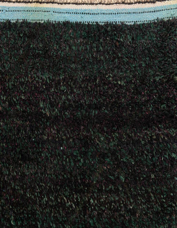 Detail image of  8' x 10' 7  Hand Knotted Moroccan Wool Rug