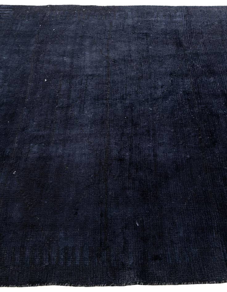 Detail image of  4' 9 x 7'  Hand Knotted Moroccan Wool Rug